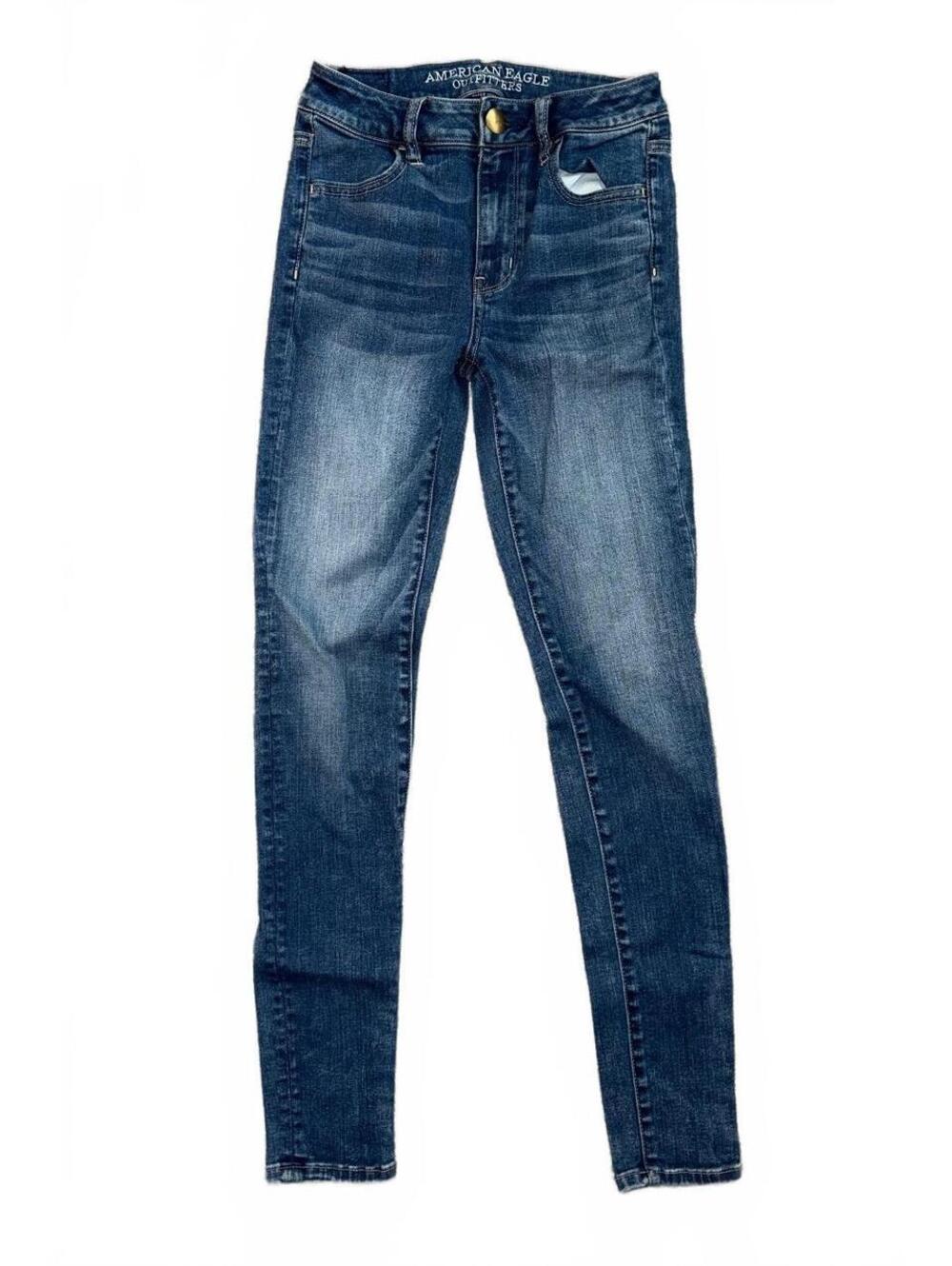 American Eagle Super Stretch Skinny Jeans - Size 0 Regular